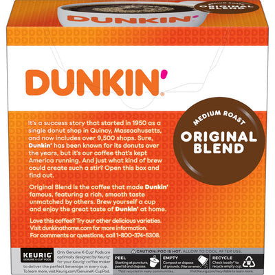 Cafés en dosettes K-Cup Dunkin' Original Blend Medium Roast