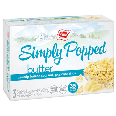 Jolly Time Simply Popped Butter Palomitas de Maíz para Microondas