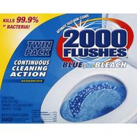 2000 Flushes Automatic Toilet Bowl Cleaner - Blue