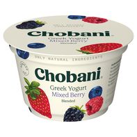 Chobani Reduced Fat Greek Yogurt, Mixed Berry