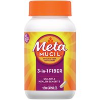 Capsules de supplément de fibres Metamucil 3-en-1