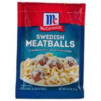 Mélange d'assaisonnement et de sauce pour boulettes de viande suédoises McCormick