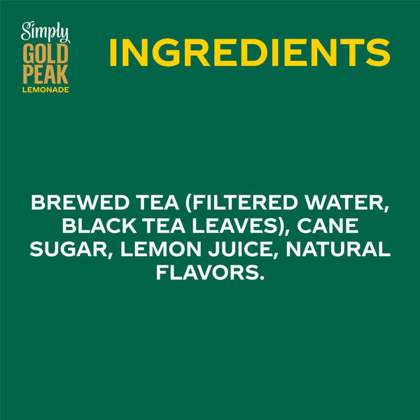 Gold Peak Iced Tea and Lemonade - Refreshing Flavored Beverage