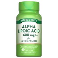 Acide alpha-lipoïque 600 mg avec biotine de Nature's Truth