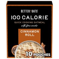 Better Oats Cinnamon Roll Instant Oatmeal