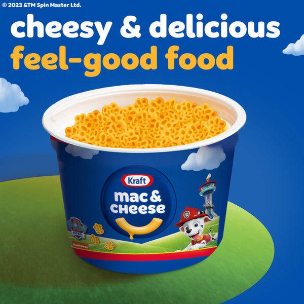 Kraft Mac & Cheese Cena Fácil para Microondas con Formas de Paw Patrol