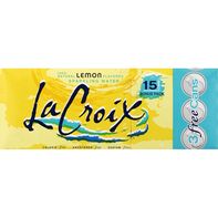 Eau Pétillante LaCroix, Saveur Citron - Pack Bonus