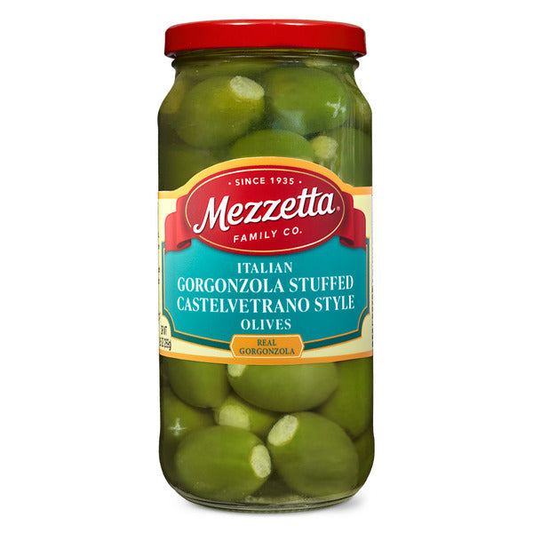 Aceitunas Castelvetrano Rellenas de Gorgonzola Mezzetta