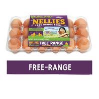 Œufs de grande taille de Nellies élevés en plein air
