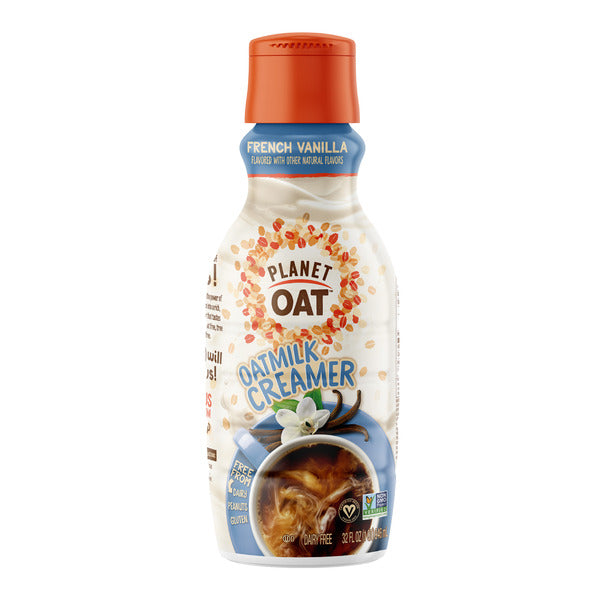 CREMA DE CAFÉ PLANET OAT Vainilla Francesa, 32 oz