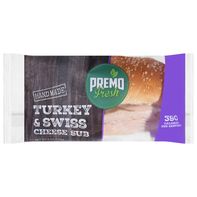 Sandwich Sub Premo avec Dinde et Fromage Suisse
