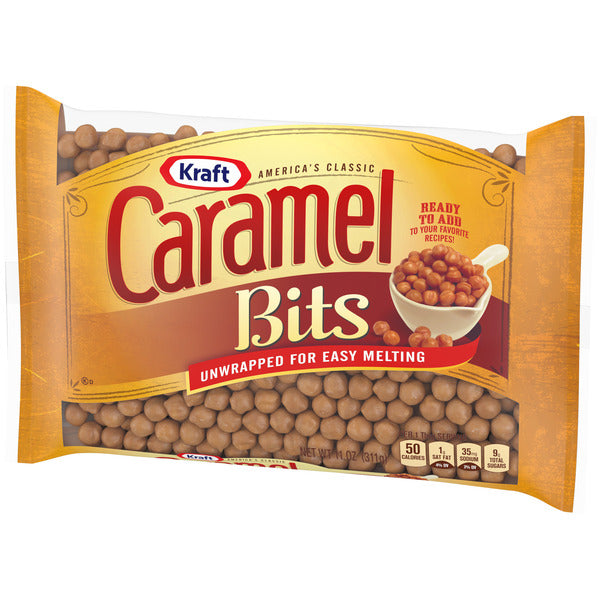 Kraft Unwrapped Candy Caramel Bits para Derretir Fácilmente