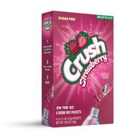 Mélange de boisson à la fraise sans sucre Crush - Prêt à emporter