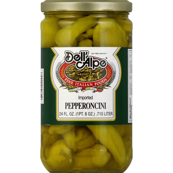 Dell'Alpe Pepperoncini - Premium Pickled Peppers