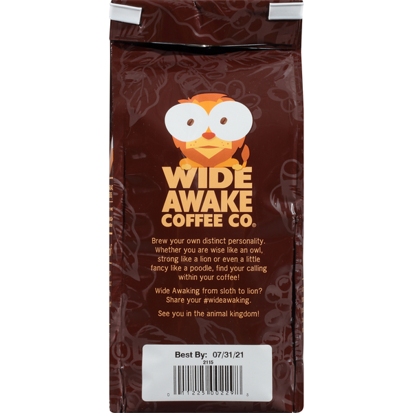 Café moulu noisette 100 % Arabica torréfié léger Wide Awake