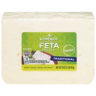 Morceau de fromage feta traditionnel Athenos