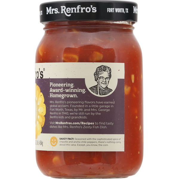 Salsa de maïs chipotle de Mrs. Renfro, moyenne