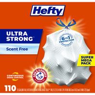 Bolsas de Cocina Altas con Cierre de Cuerda Hefty Sin Fragancia