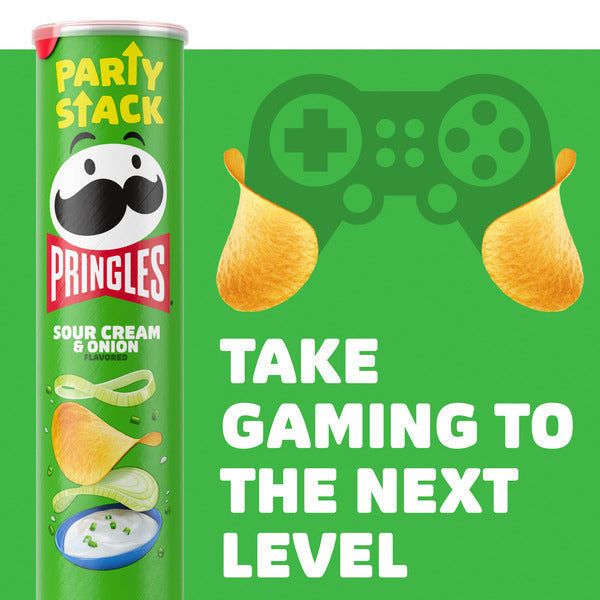 Pringles de crema agria y cebolla - 7.1 oz