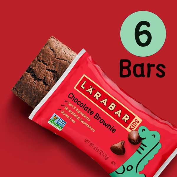 Barres de chocolat brownie LÄRABAR Kids Bakes