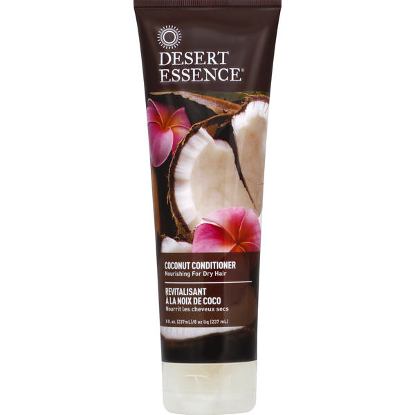 Acondicionador de Coco Desert Essence para Nutrir el Cabello Seco