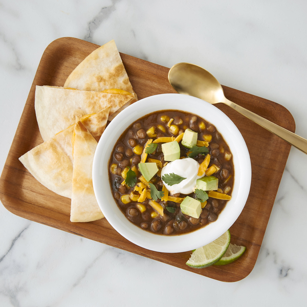 Soupe de lentilles Progresso aux légumes rôtis