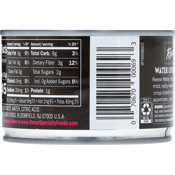 Castañas de Agua Diced de Reese