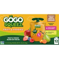 GoGo Squeez Fruit & VeggieZ, Variété Poire Baie