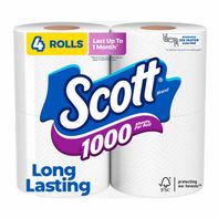 Papel Higiénico Scott 1000 - Seguro para Fosas Sépticas y Suave