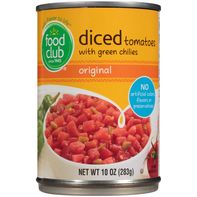 Tomates Diced Original Food Club con Chile Verde