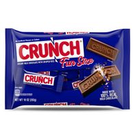 Barres de chocolat CRUNCH Fun Size avec riz soufflé - 10 oz