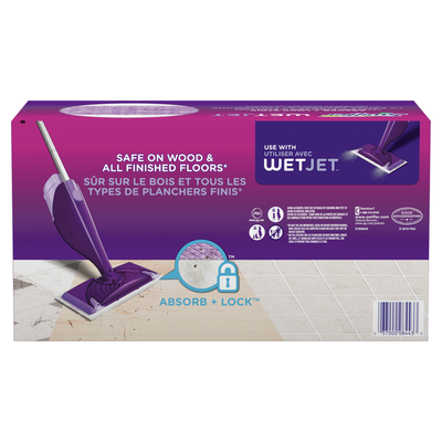 Recarga de almohadillas de limpiador de pisos multi-s superficie Swiffer WetJet