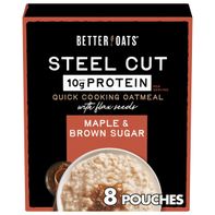 Better Oats Steel Cut Maple & Brown Sugar Instant Porridge