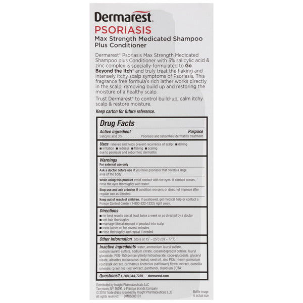 Ensemble de shampooing et après-shampooing médicamenteux Dermarest