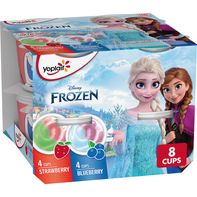 Yoplait Disney Frozen Vasos de Yogur Bajo en Grasa Paquete Variado