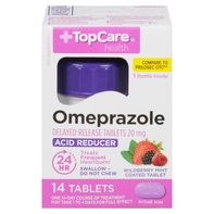 Comprimés TopCare Oméprazole 20 mg - Saveur Menthe Baies Sauvages