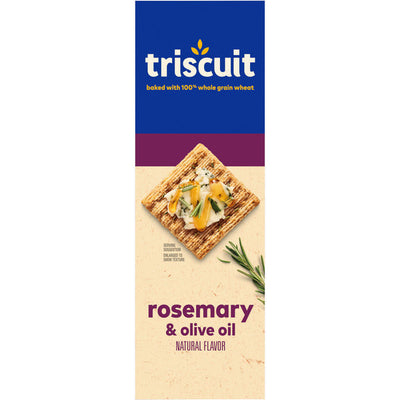 TRISCUIT Rosemary & Olive Oil Whole Grain Wheat Crackers