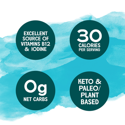 gimMe Organic Roasted Seaweed Snacks con Sal Marina