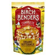 Mezcla Orgánica de Panqueques y Waffles de Buttermilk Birch Benders
