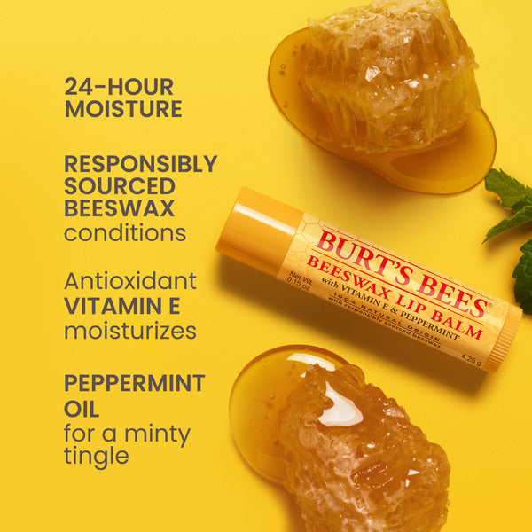 Baume à lèvres hydratant naturel Burt's Bees - Cire d'abeille originale