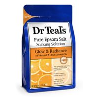 Baño de Sal Epsom Puro de Dr Teal con Vitamina C y Cítricos