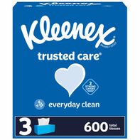 Kleenex Trusted Care Facial Tissues - Boîtes Plates