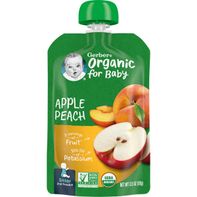 Gerber Organic Baby Food - Apple & Peach