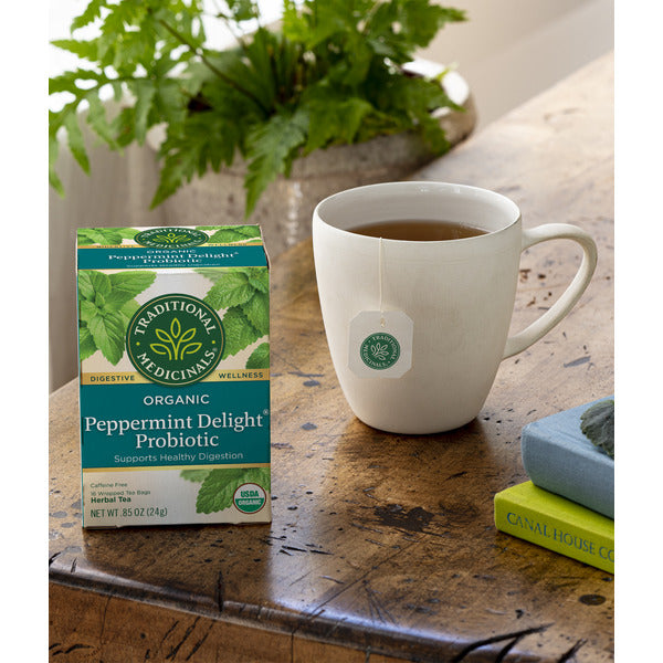 Organic Peppermint Delight Herbal Tea - Caffeine Free