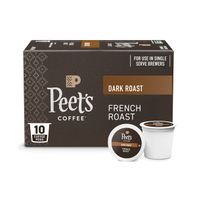 Peet's Coffee French Roast Dark Roast Single Serve Pods