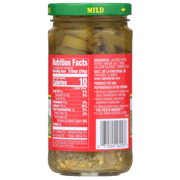 La Preferida Mild Jalapeño Nacho Slices