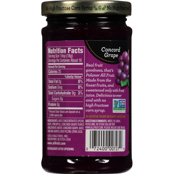 Polaner Concord Grape Spreadable Fruit