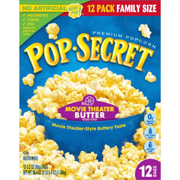 Palomitas de Maíz Pop Secret con Mantequilla de Cine