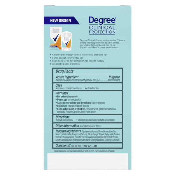 Degree Clinical Antiperspirant Deodorant - Summer Strength