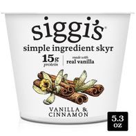 Yaourt faible en gras Siggi's à la vanille et à la cannelle